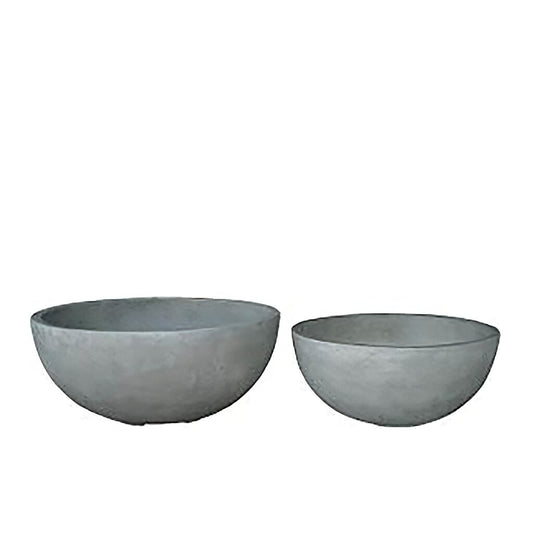  Pflanzschale Im 2er Set - Glasfaser-Beton - Modern - Navelli
