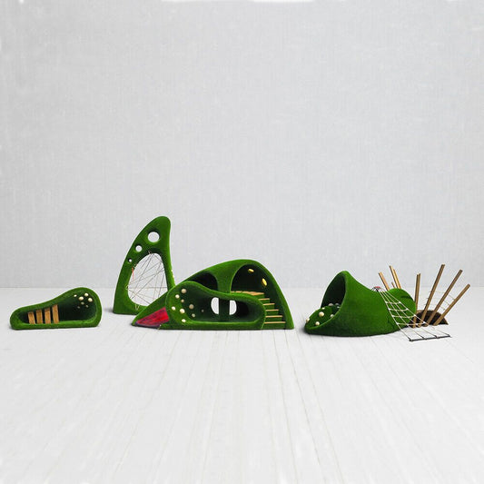  Phantasievolles Spielgeräte Set Topiary - Wetterfeste Gartendeko - Gaudi Set