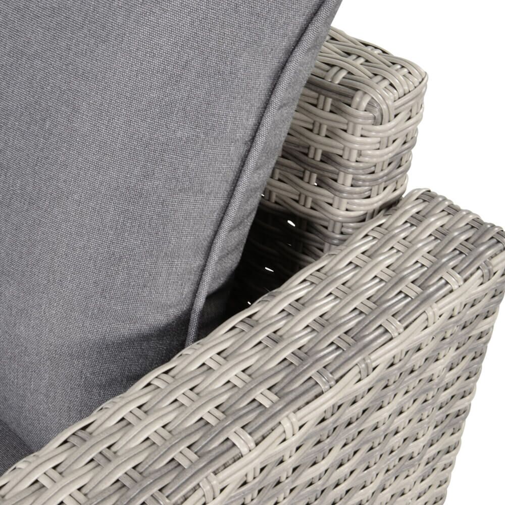  Polyrattan Gartensofa Als 4-Sitzer - Verstellbar - Eckcouch Irene
