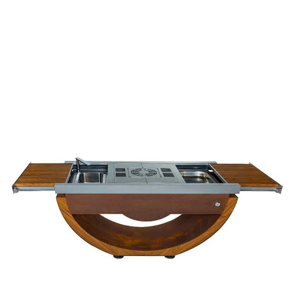  Premium Outdoor Küche Mit Rädern Aus Stahl Und Holz Von Masuria - Narie Küche