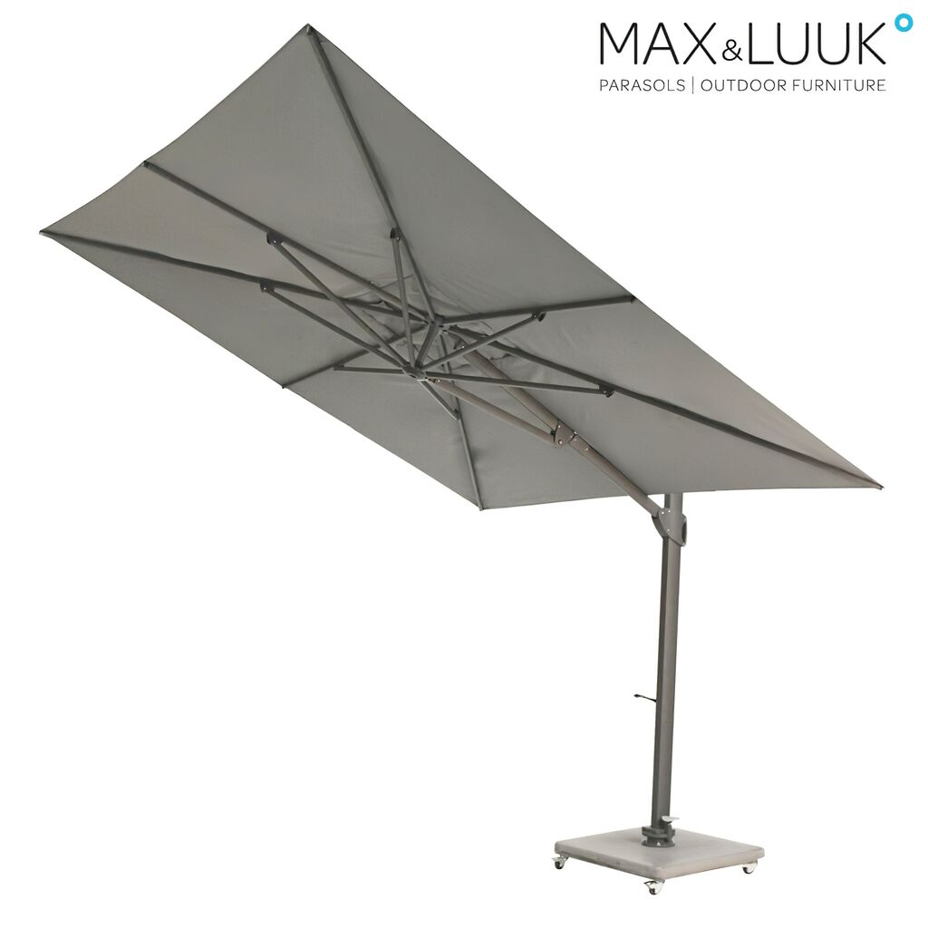  Quadratischer Ampelschirm - Aluminium - Kurbelsystem - Max&Luuk - Vince Ampelschirm