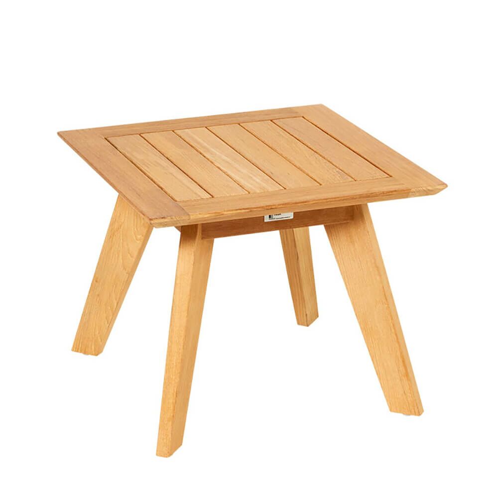  Quadratischer Beistelltisch Für Draußen - Teakholz - 50x50cm - Rory Beistelltisch