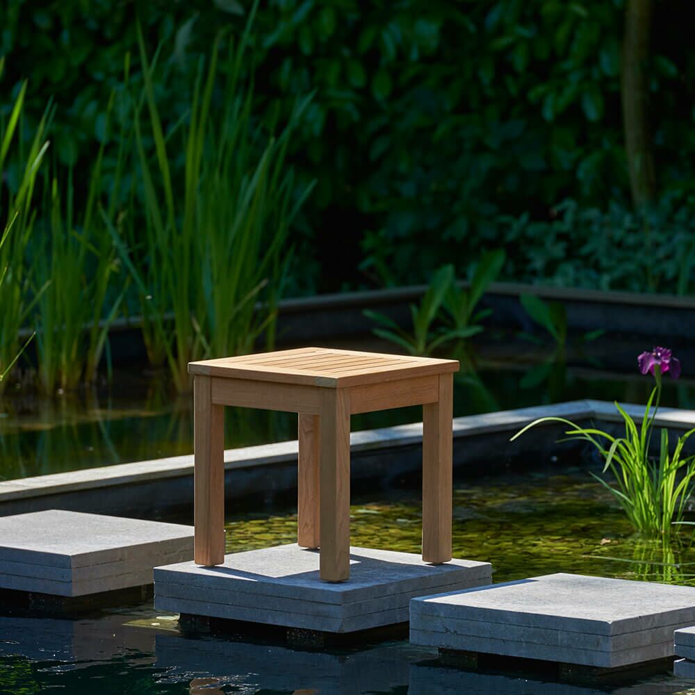  Quadratischer Garten Beistelltisch Aus Teakholz - Thea Beistelltisch