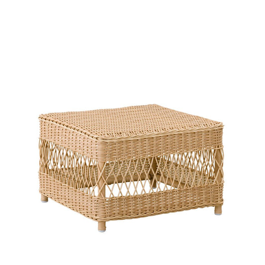  Quadratischer Loungetisch Im Rattan Look Für Den Garten - Gartentisch Jona