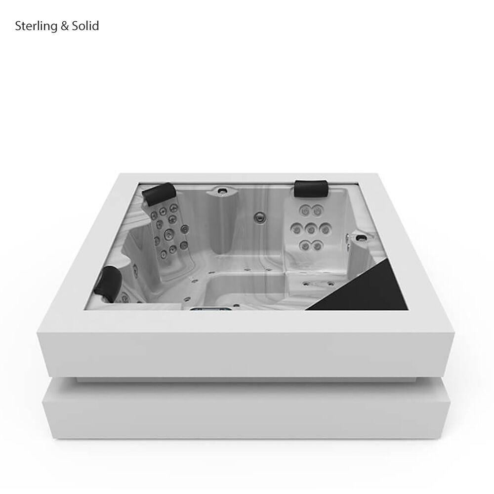  Quadratischer Whirlpool Für 5 Personen - Moderne Ausstattung - Nania