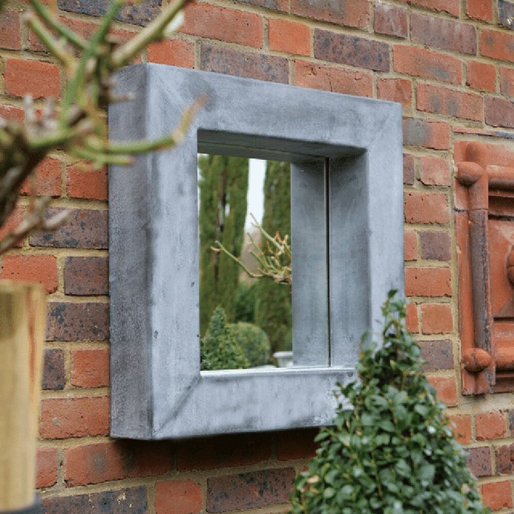  Quadratisches Fenster Aus Stahl Für Gartenmauern - Mirrare Finto