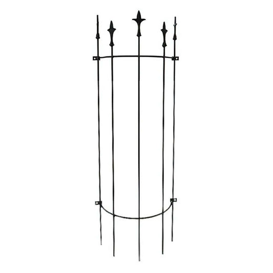  Rankenhilfe Halbrund Aus Metall Mit Lilienspitzen - Halorium