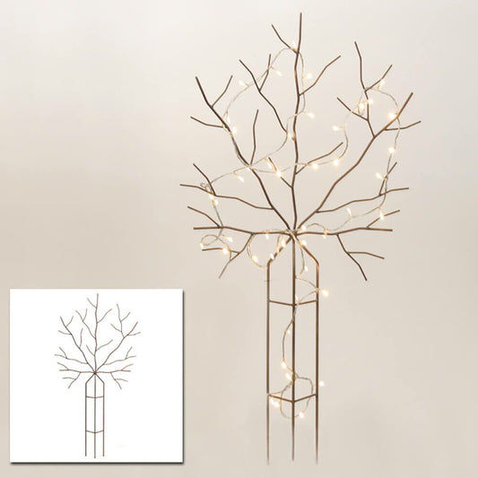  Rankornament Baum Aus Metall In Rost Optik - Lignum Ferrum