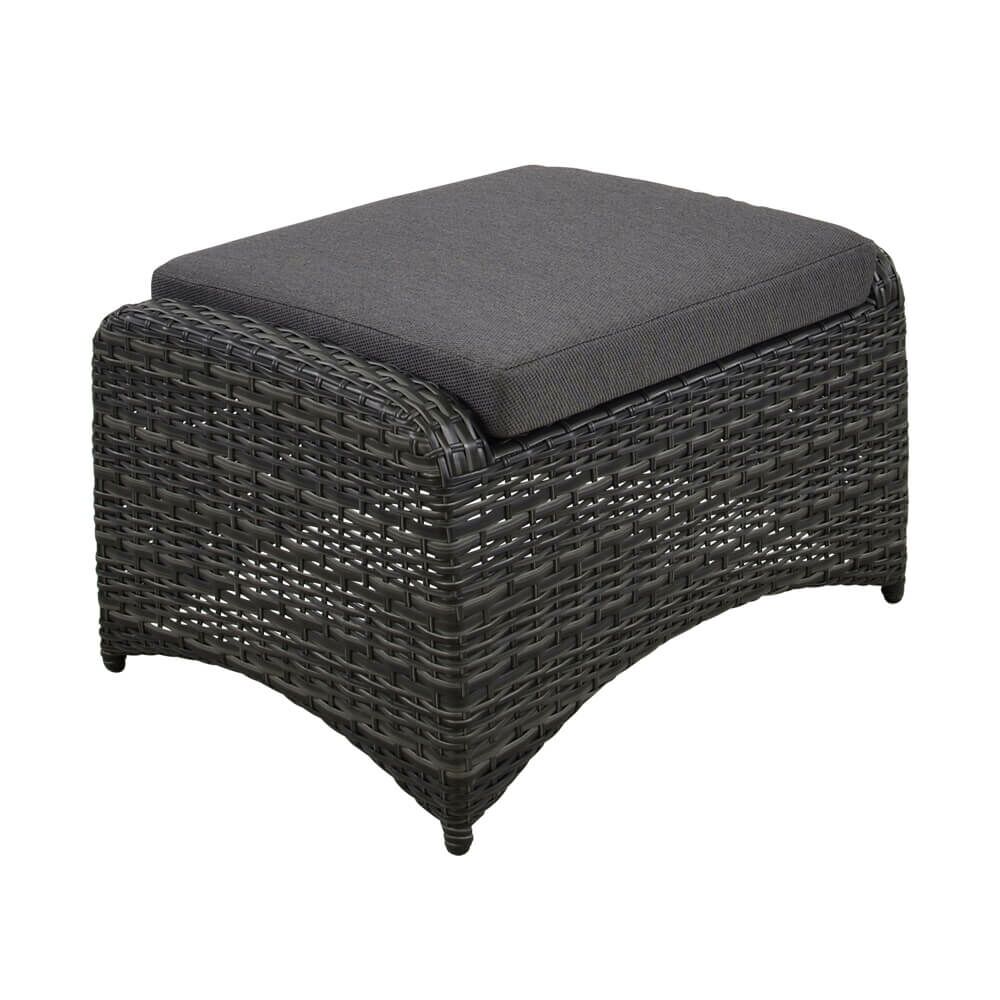 Rattan Gartenhocker Mit Sitzkissen - Hocker Refi