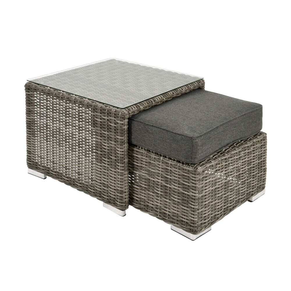  Rattan-Loungegruppe Für Bis Zu 8 Personen - Gartenlounge Pari