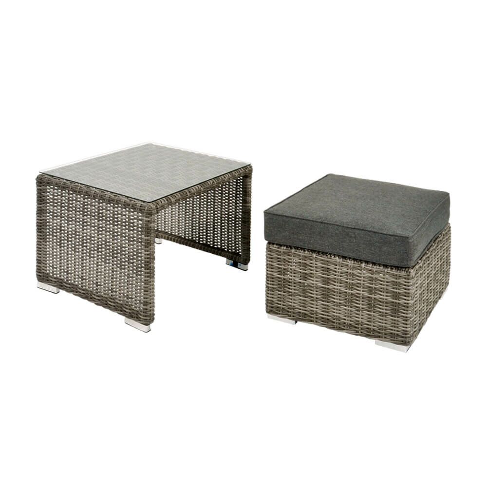 Rattan-Loungegruppe Für Bis Zu 8 Personen - Gartenlounge Pari