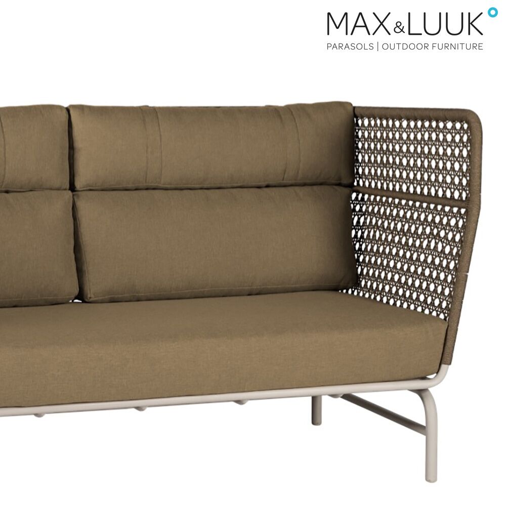  Retro Gartensofa Mit Aluminiumgestell Und Polstern Von Max & Luuk - Jane Gartensofa