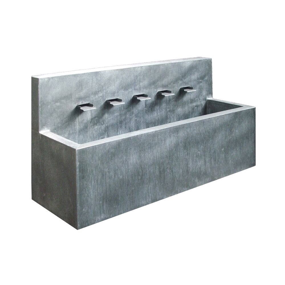  Robuster Metall Gartenbrunnen Mit 5 Schmalen Ausläufen - Ophelados