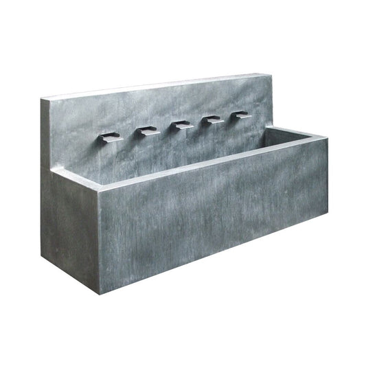  Robuster Metall Gartenbrunnen Mit 5 Schmalen Ausläufen - Ophelados