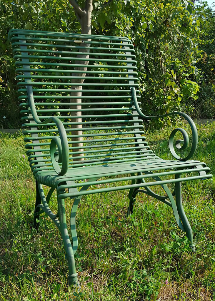  Robuster Stuhl Für Den Garten Aus Gusseisen - Basile