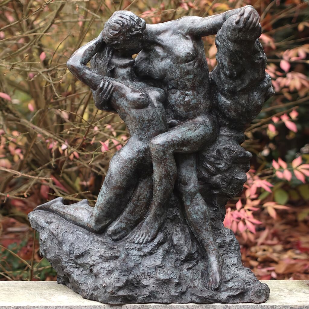  Rodin Skulptur Bronze - Ewiger Frühling