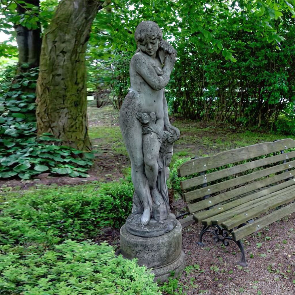  Romantische Frauen Aktfigur Mit Blume Für Den Garten - Rebecca