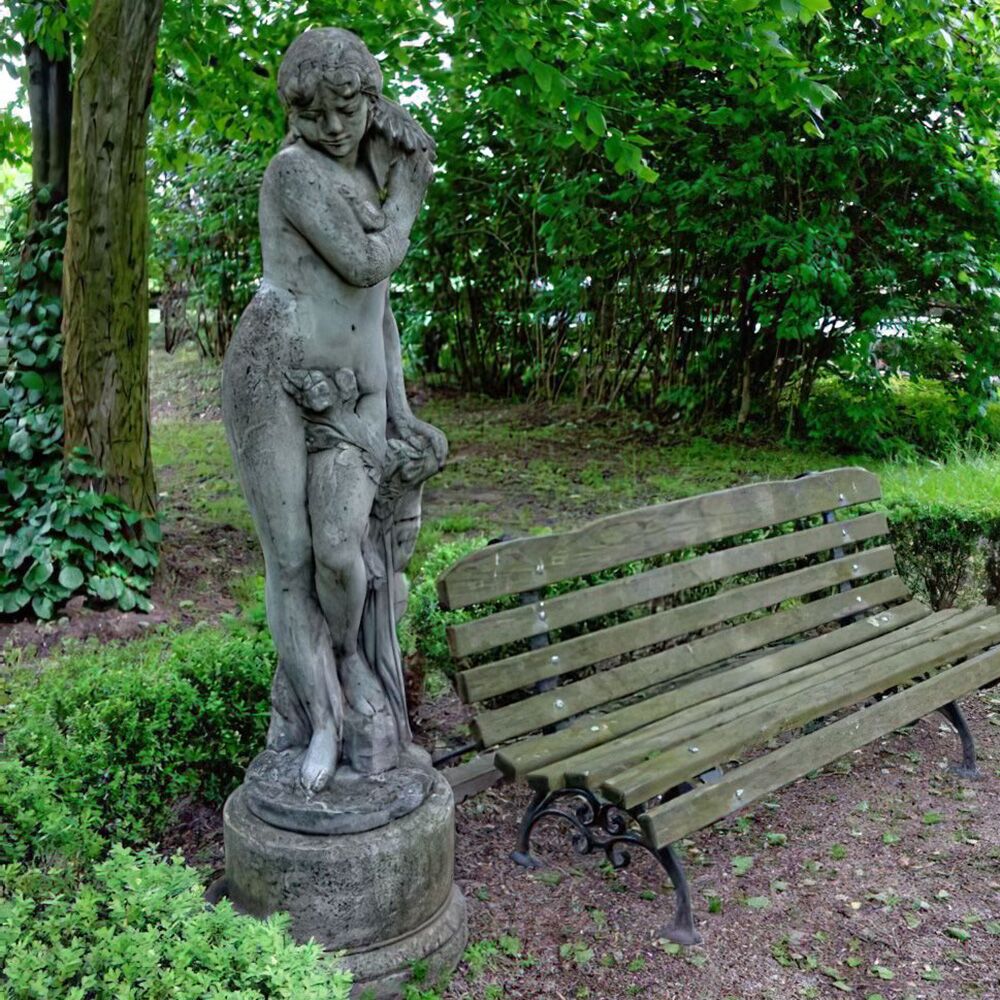  Romantische Frauen Aktfigur Mit Blume Für Den Garten - Rebecca