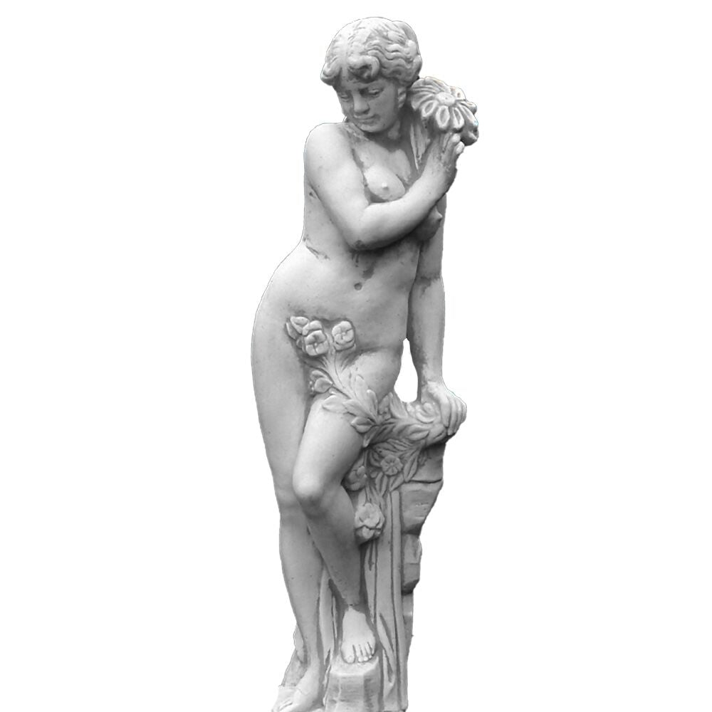  Romantische Frauen Aktfigur Mit Blume Für Den Garten - Rebecca