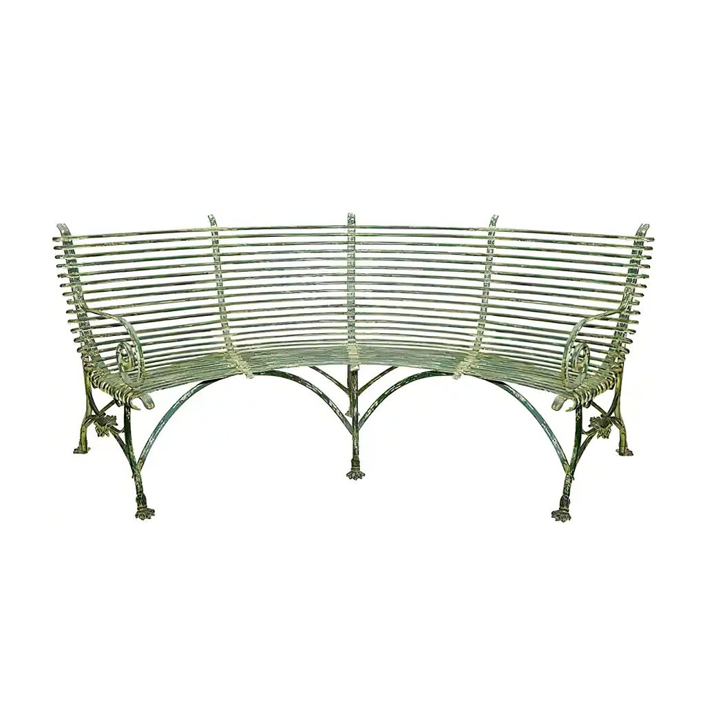  Romantische Gartenbank 4-Sitzer Aus Schmiedeeisen - Ninon