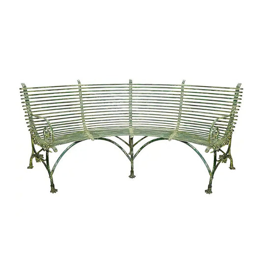  Romantische Gartenbank 4-Sitzer Aus Schmiedeeisen - Ninon