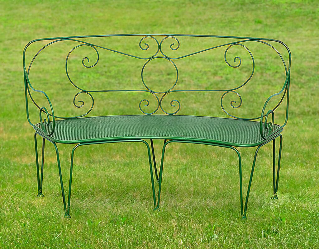  Romantische Gartenbank Aus Metall Nostalgisch - Maurine