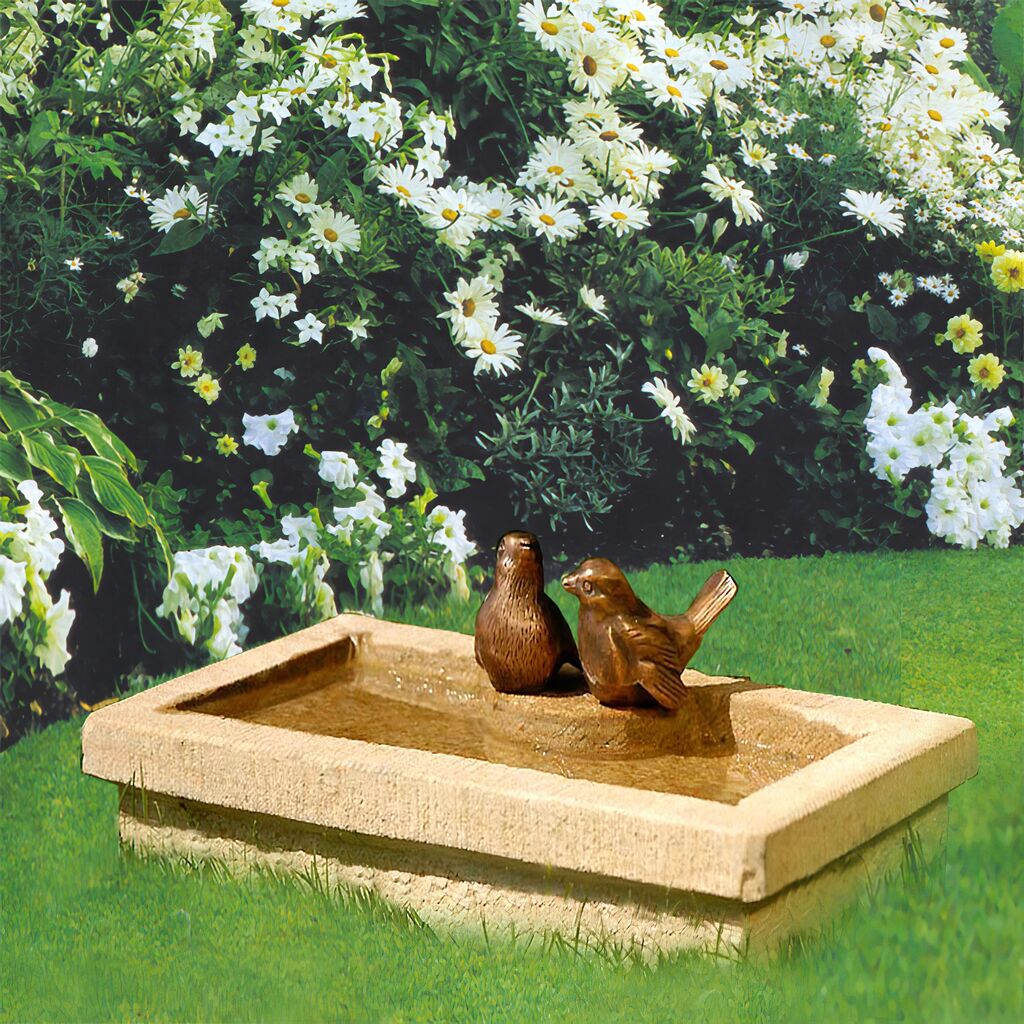  Romantische Naturstein Vogeltränke - Silvana