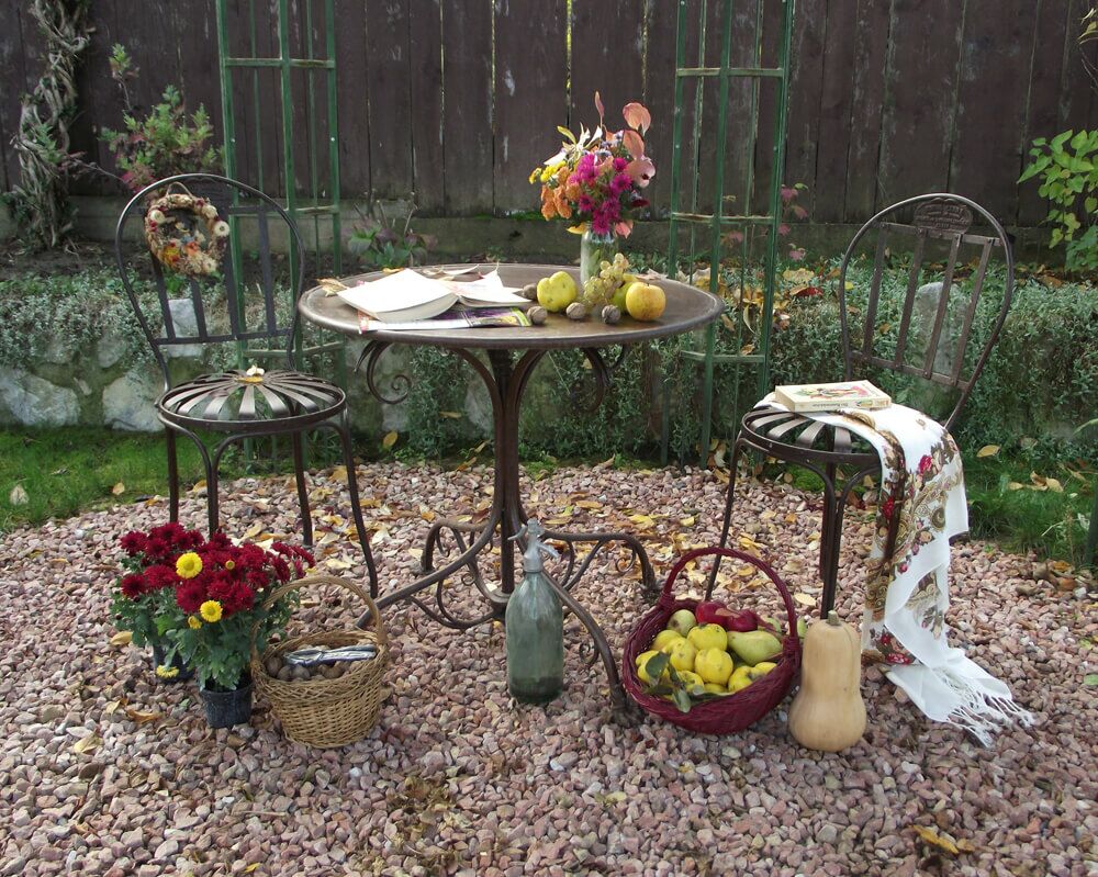  Romantischer Gartentisch Wetterfest Nostalgisch - Theo