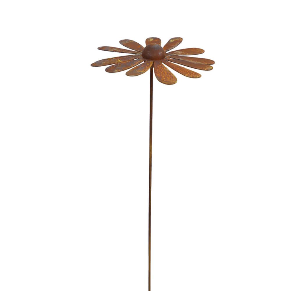 Rost Metall Gartendekoration Blume - 2er Set - Magerite