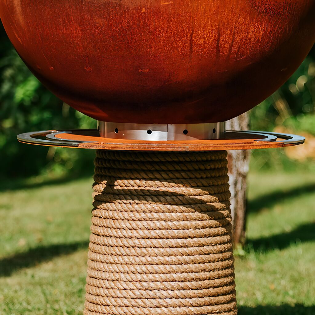  Rostfarbener Barbecue Grill Von Masuria Für Den Garten Aus Stahl - Juno Grill