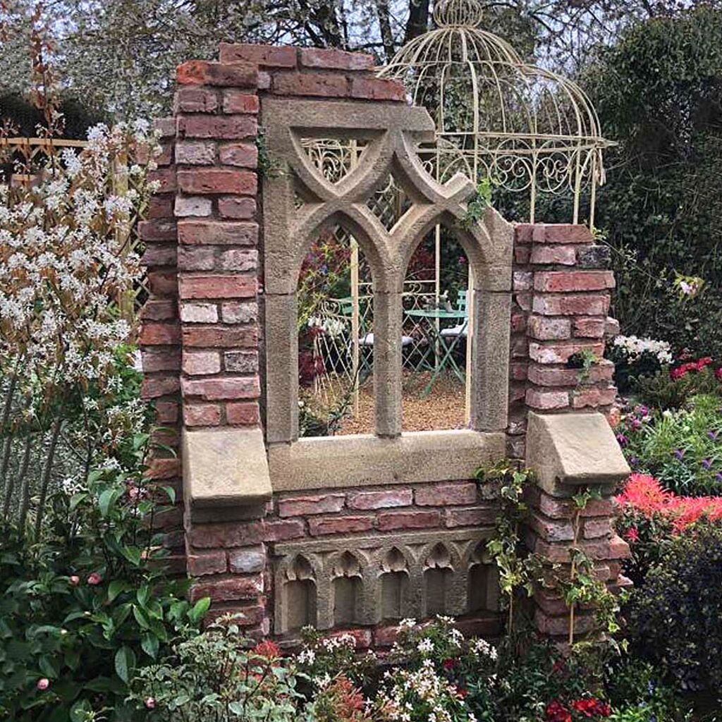  Ruinen Mauer Mit Roten Ziegeln, Fenster & Ziersteinen - Grimsby Ruin