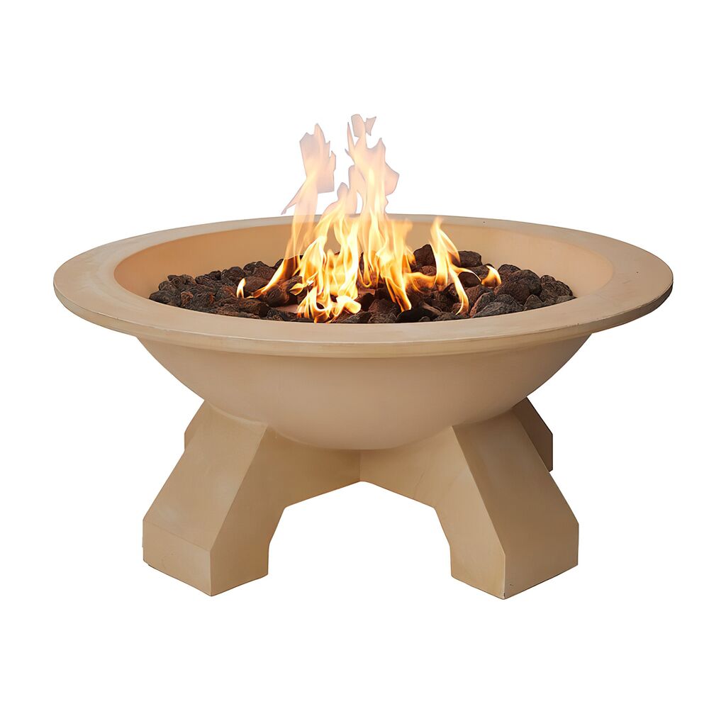  Runde Feuerschale Aus Sandsteinguss - Frostbeständig - Shelley