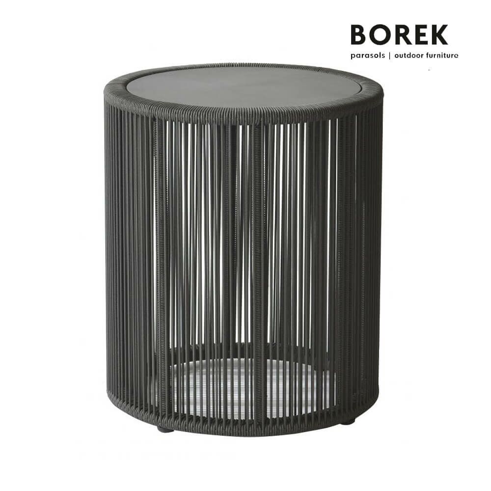  Runder Beistelltisch 48cm Dunkelgrau Von Borek - Beistelltisch Lagos