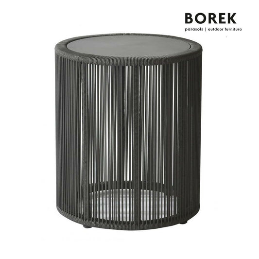 Runder Beistelltisch 48cm Dunkelgrau Von Borek - Beistelltisch Lagos