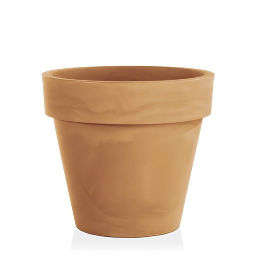  Runder Blumenkübel In Terrakotta Optik Aus Kunststoff - Villaro
