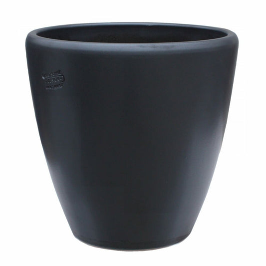  Runder Blumentopf Outdoor - Anthrazit - Steinzeug Frostsicher - Akaste Niger