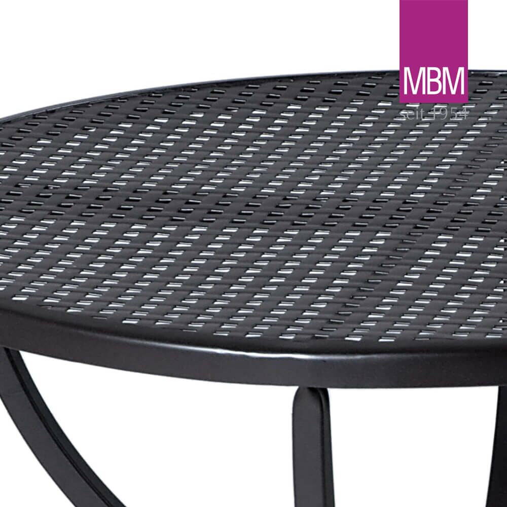  Runder Gartentisch Aus Schmiedeeisen - MBM - 75cm - Tisch Romeo