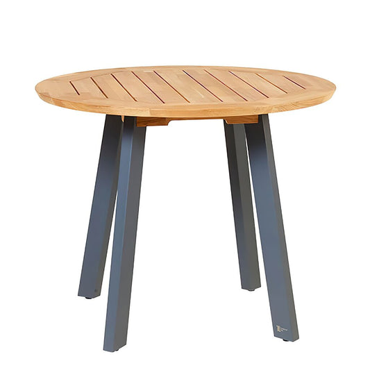  Runder Gartentisch Aus Teakholz & Aluminium - Modern - Darcey M Gartentisch