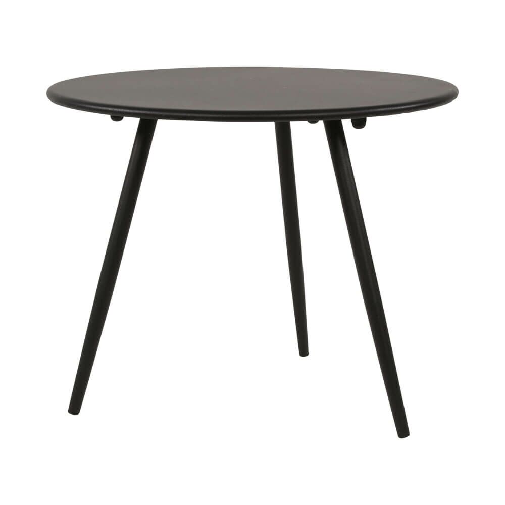  Runder Gartentisch Für Lounge - Schwarz - Moderna Schwarz