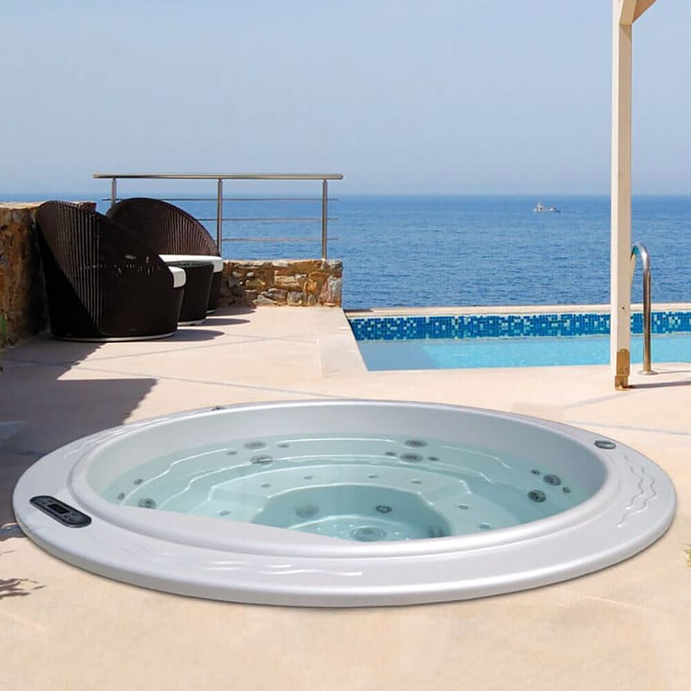  Runder Whirlpool Zum Einlassen In Den Boden Mit Massagefunktion - Pala