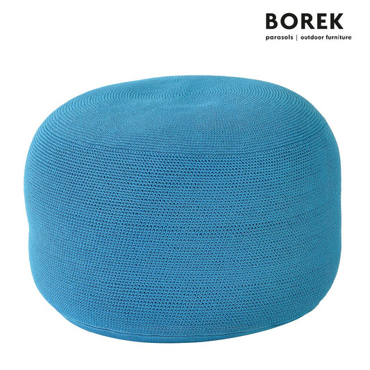  Rundes Boden Sitzkissen Von Borek - Türkis - Ardenza Seil - Crochette Sitzkissen