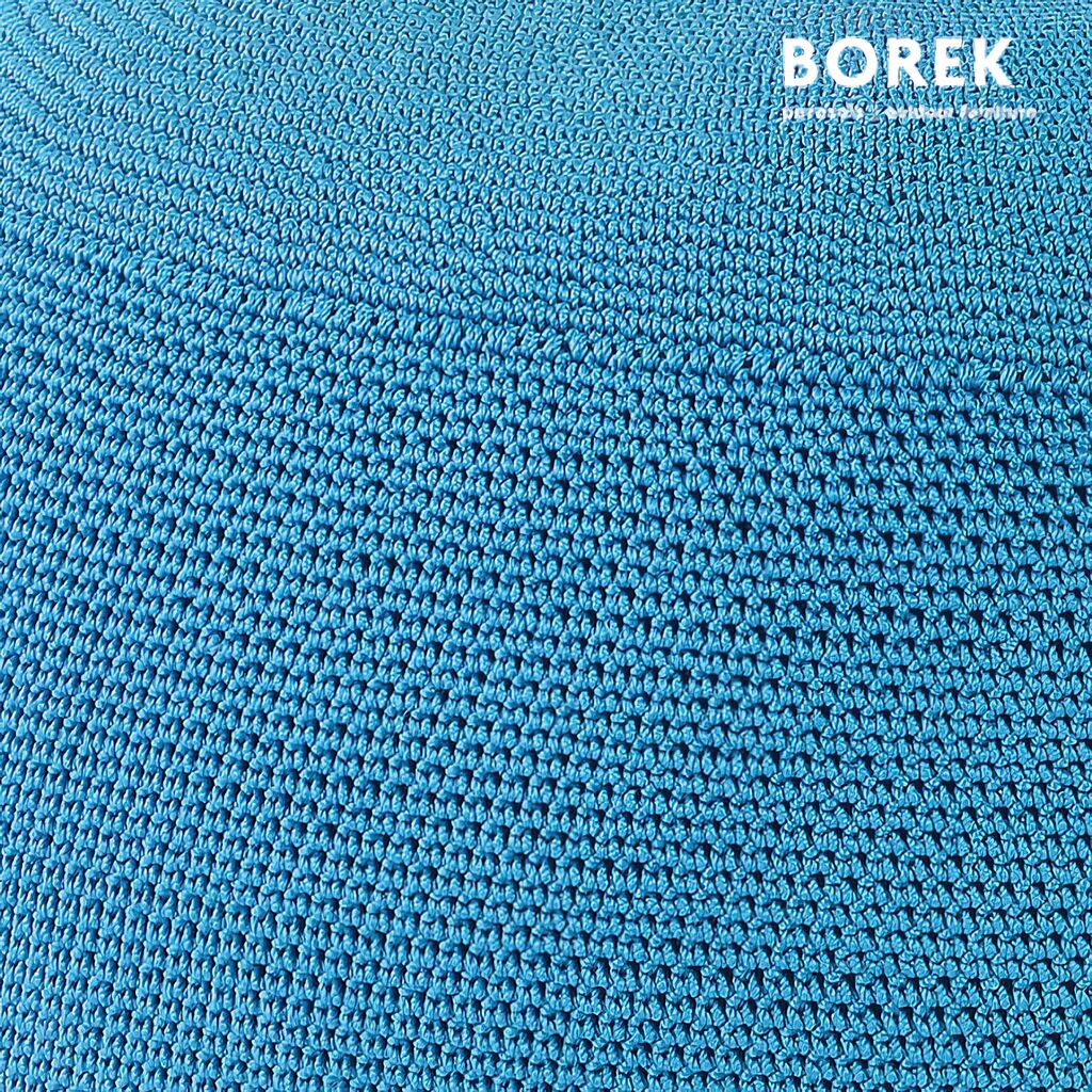  Rundes Boden Sitzkissen Von Borek - Türkis - Ardenza Seil - Crochette Sitzkissen
