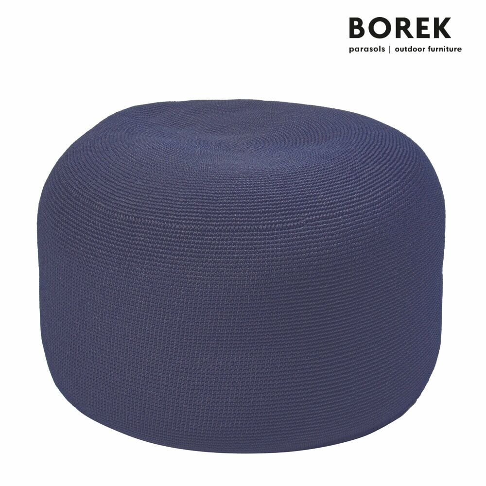  Rundes Outdoor Sitzkissen - Borek - Navy - Ardenza Seil - Crochette Sitzkissen
