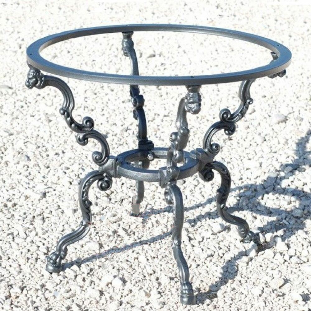  Rundes Tischgestell Aus Gusseisen Im Romantischen Design Für Den Garten - Asdis