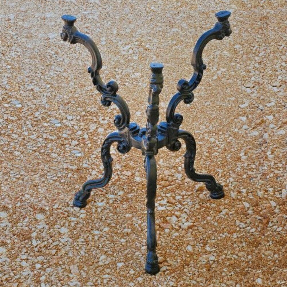  Rundes Tischgestell Aus Gusseisen Im Romantischen Design Für Den Garten - Asdis