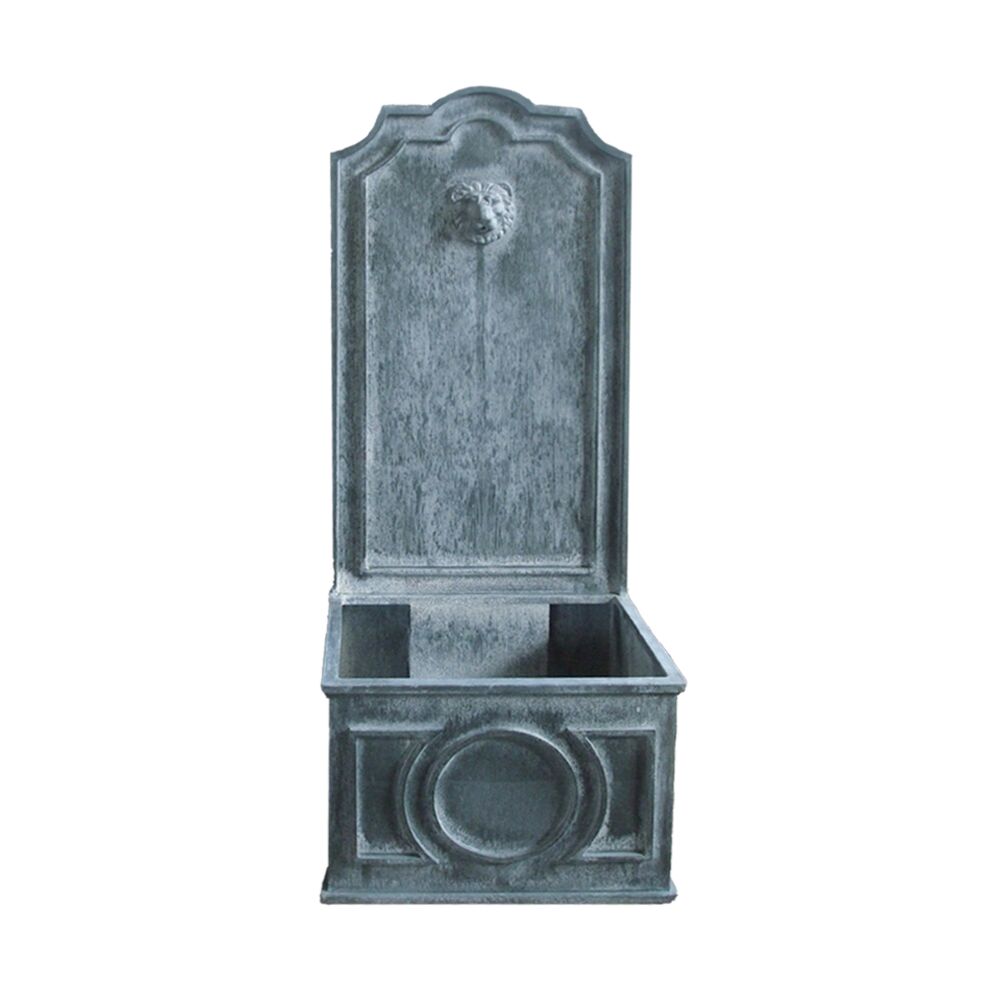  Rustikaler Wand Gartenbrunnen Mit Löwenkopf - Metall - Derano Igol