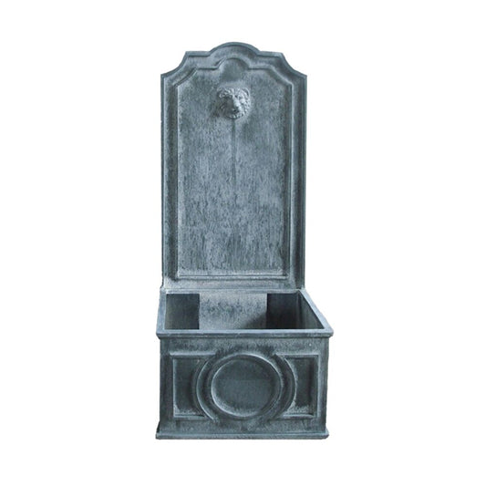  Rustikaler Wand Gartenbrunnen Mit Löwenkopf - Metall - Derano Igol