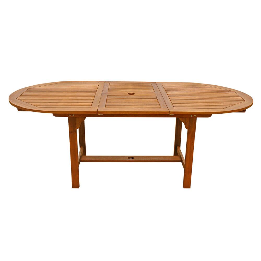  Schöne 6er Sitzgarnitur Aus Holz Mit Stuhlauflagen Und Ausziehtisch - Acerosae 6-Sitzer Auflagen