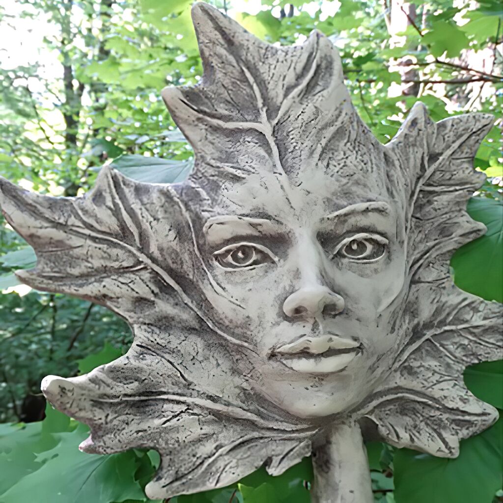  Schöne Frauen Büste Im Floralen Design Aus Stein - Plant Acernis