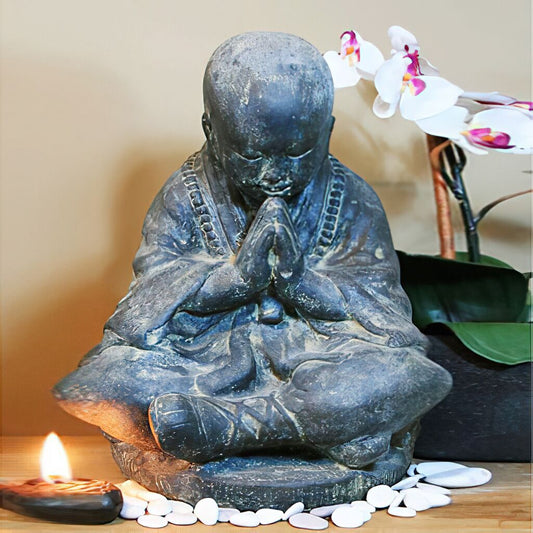  Schöne Minibuddha Figur Aus Steinguss - Kaloin